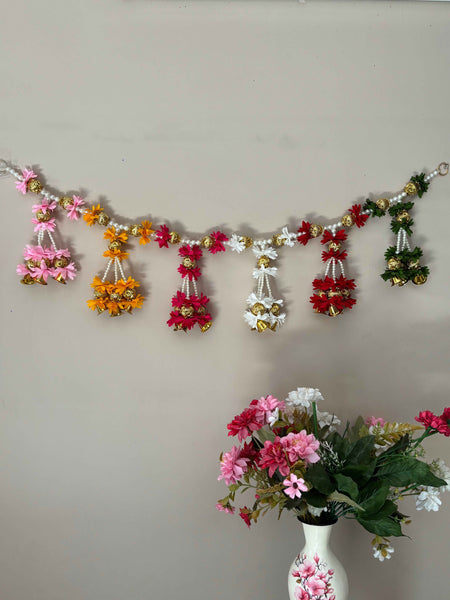 Floral Festive Bell Bandhanwar