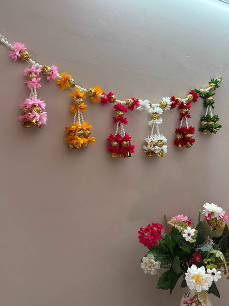 Floral Festive Bell Bandhanwar
