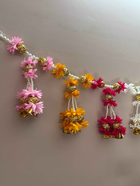Floral Festive Bell Bandhanwar