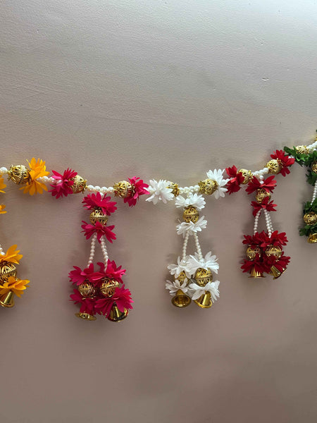 Floral Festive Bell Bandhanwar