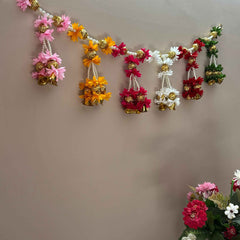 Floral Festive Bell Bandhanwar