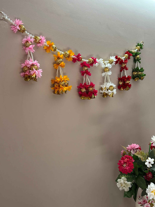 Floral Festive Bell Bandhanwar