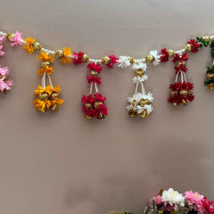 Floral Festive Bell Bandhanwar