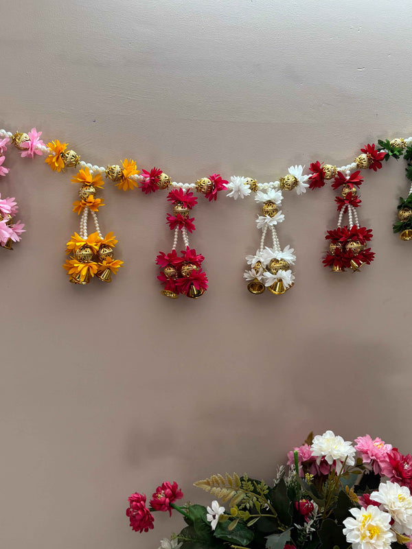 Floral Festive Bell Bandhanwar