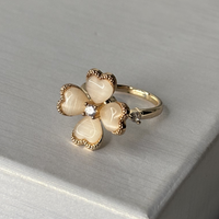 Ivory Blossom Spinner Ring