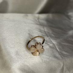 Luxe Petal Rose Gold Spinner Ring