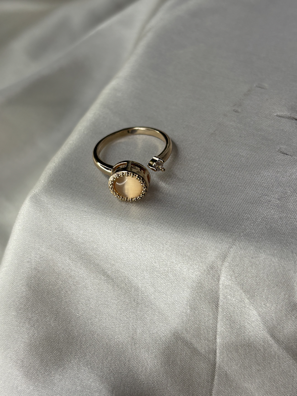 Orbit Rose Gold Spinner Ring