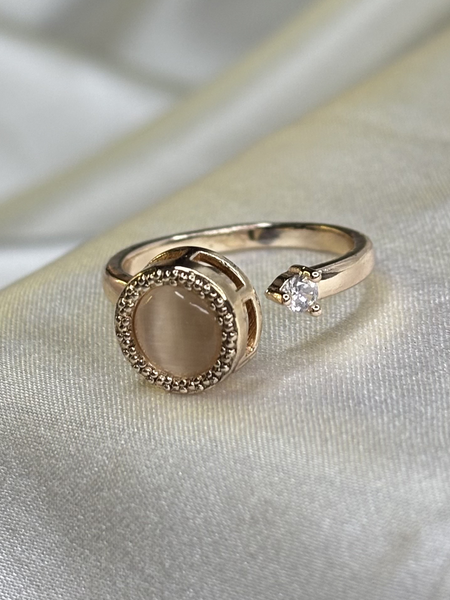Orbit Rose Gold Spinner Ring