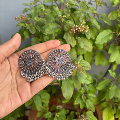Mandala Ghungroo Studs