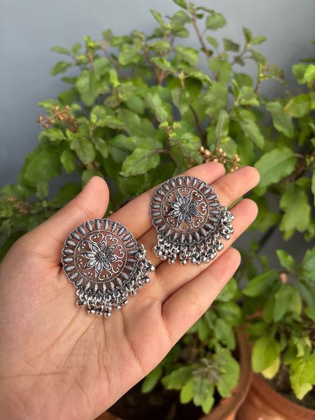 Mandala Ghungroo Studs
