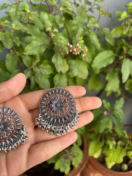 Mandala Ghungroo Studs