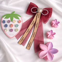 Pastel Bloom Hair Accessories Combo Set
