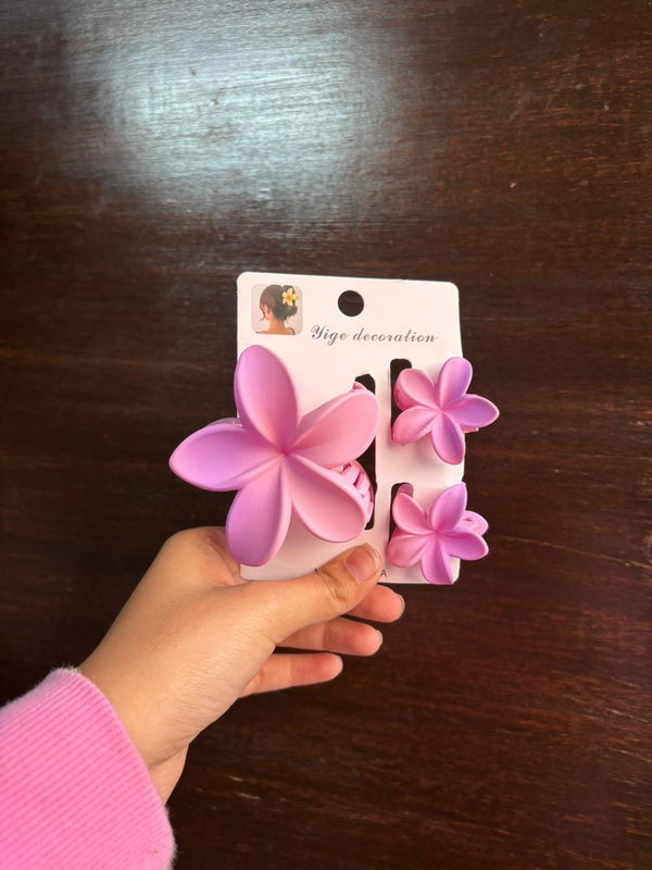 Pastel Bloom Hair Accessories Combo Set