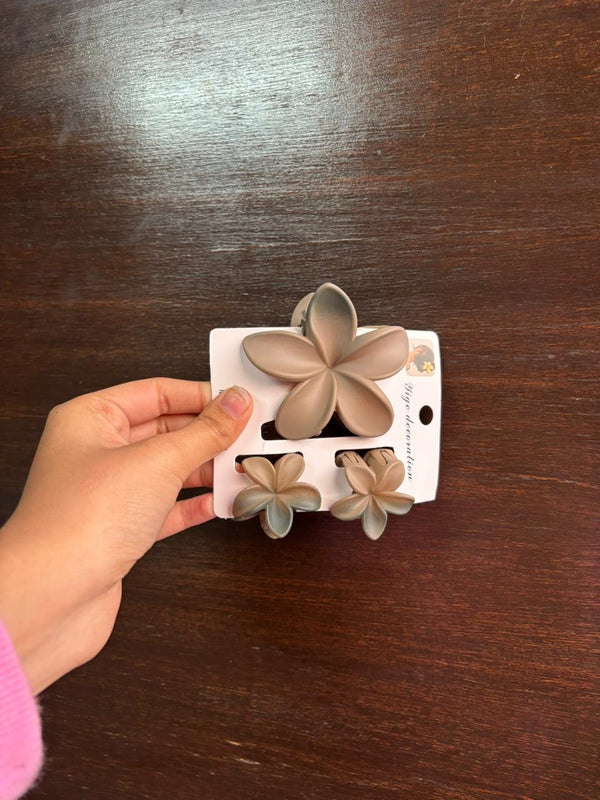 Pastel Bloom Hair Accessories Combo Set