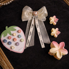 Pastel Bloom Hair Accessories Combo Set