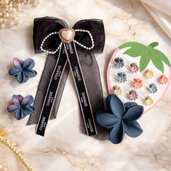 Pastel Bloom Hair Accessories Combo Set