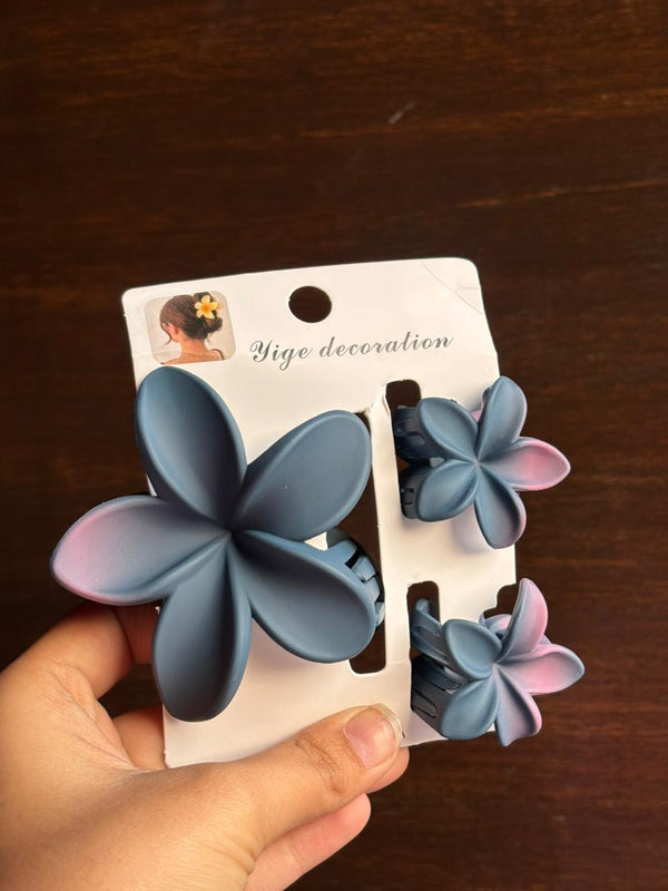 Pastel Bloom Hair Accessories Combo Set