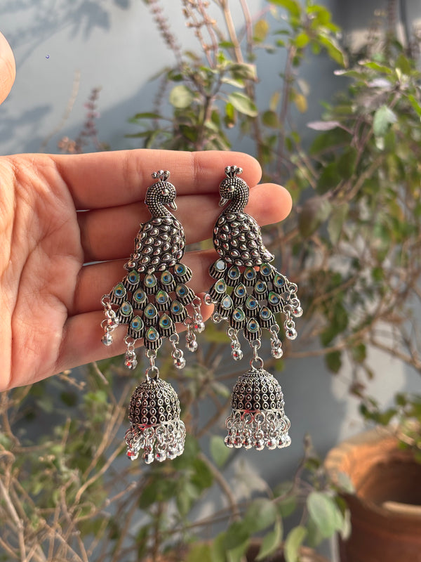 Peacock Jhumka