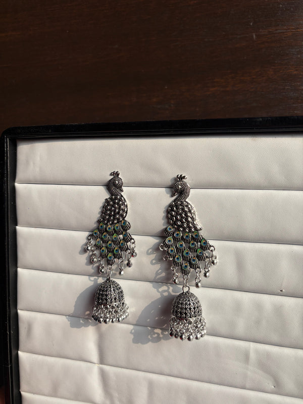 Peacock Jhumka