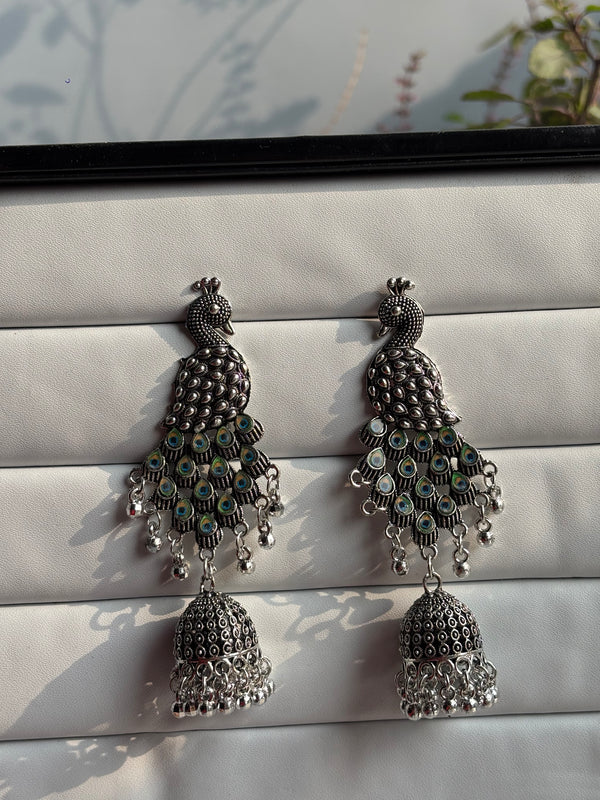 Peacock Jhumka