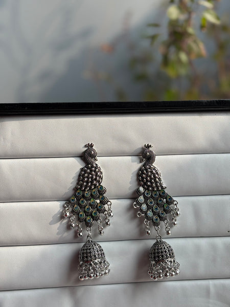 Peacock Jhumka