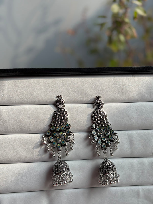 Peacock Jhumka