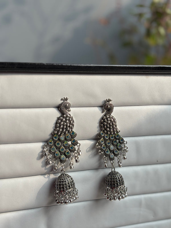 Peacock Jhumka
