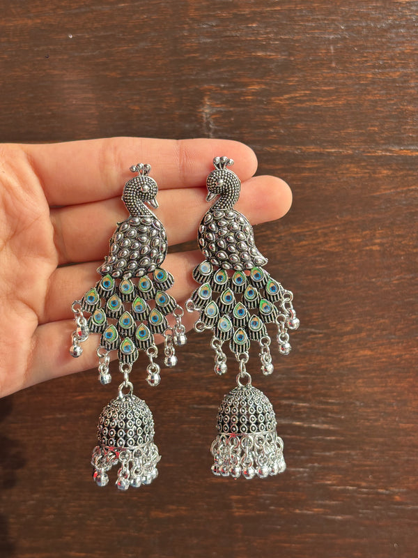 Peacock Jhumka