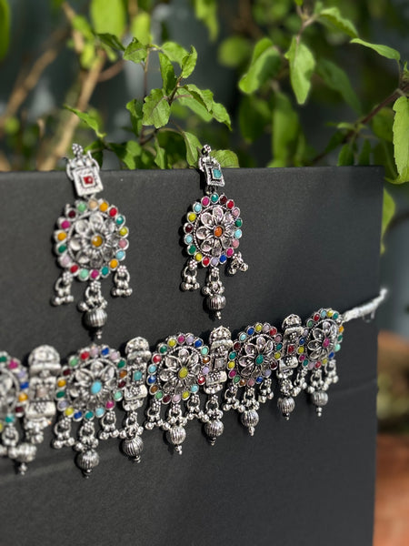 Rangrez Charm Choker Set