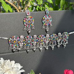Rangrez Charm Choker Set