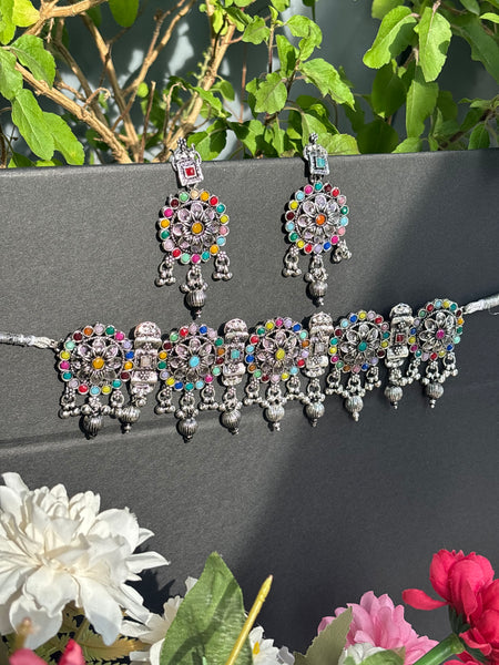 Rangrez Charm Choker Set