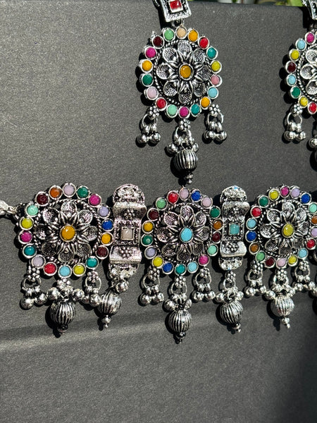Rangrez Charm Choker Set