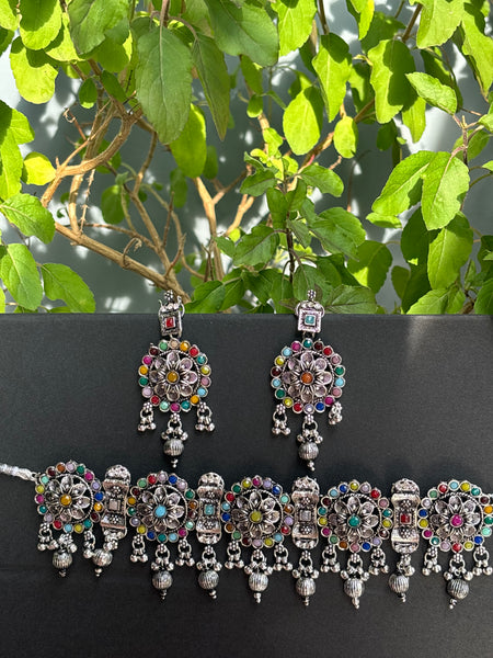 Rangrez Charm Choker Set