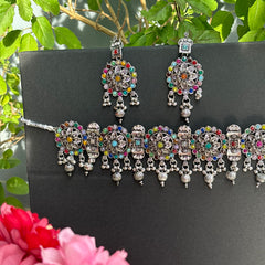 Rangrez Charm Choker Set