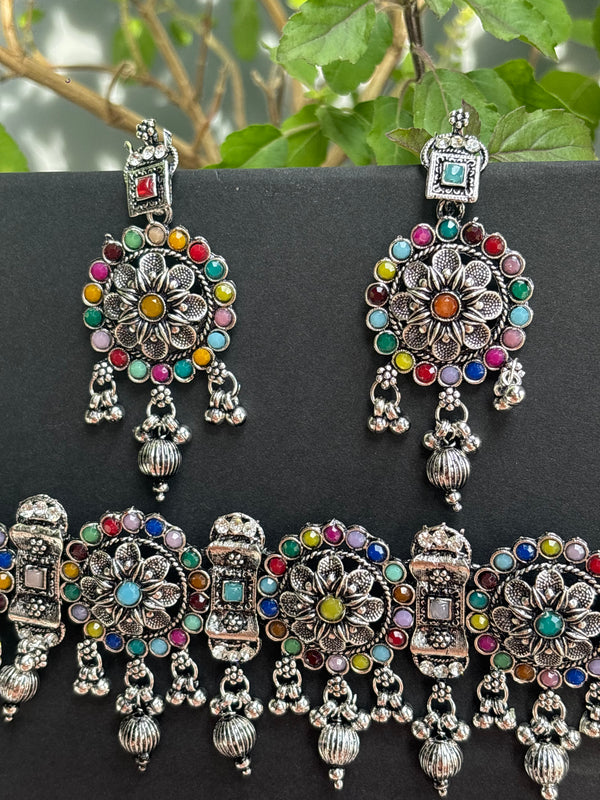 Rangrez Charm Choker Set