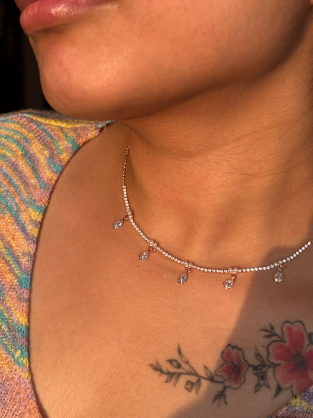 Teardrop Choker Set AD