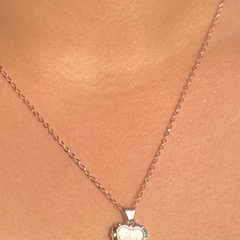 Vintage Golden Heart Charm Pendant – Kridha