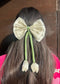 Pastel Bow Tulip Hair Clip