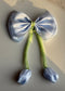 Pastel Bow Tulip Hair Clip
