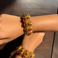 Rajputi Meenakari Royal Kada