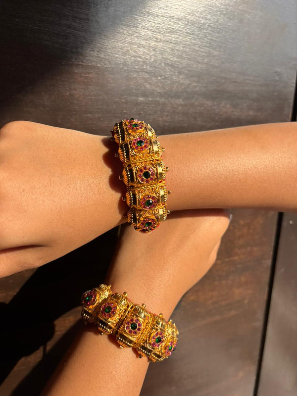 Rajputi Meenakari Royal Kada