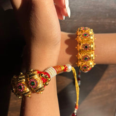 Rajputi Meenakari Royal Kada