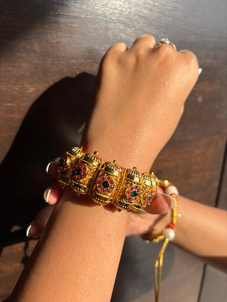 Rajputi Meenakari Royal Kada