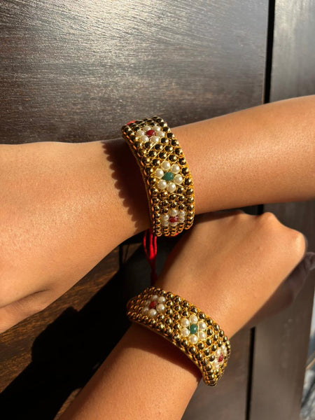 Rajputi Pearl Heritage Kada