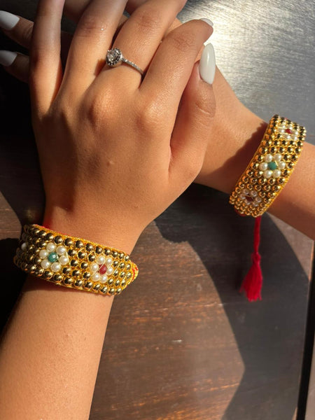 Rajputi Pearl Heritage Kada