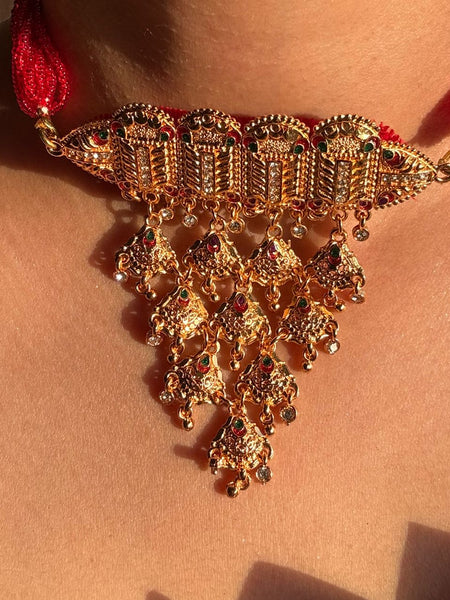 Rajputi Ghungroo Royal Choker Necklace