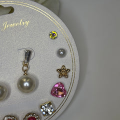 Pearl Glam Earrings Set